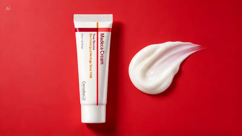 Textura cremei Centellian24 Madeca Cream Time Reverse