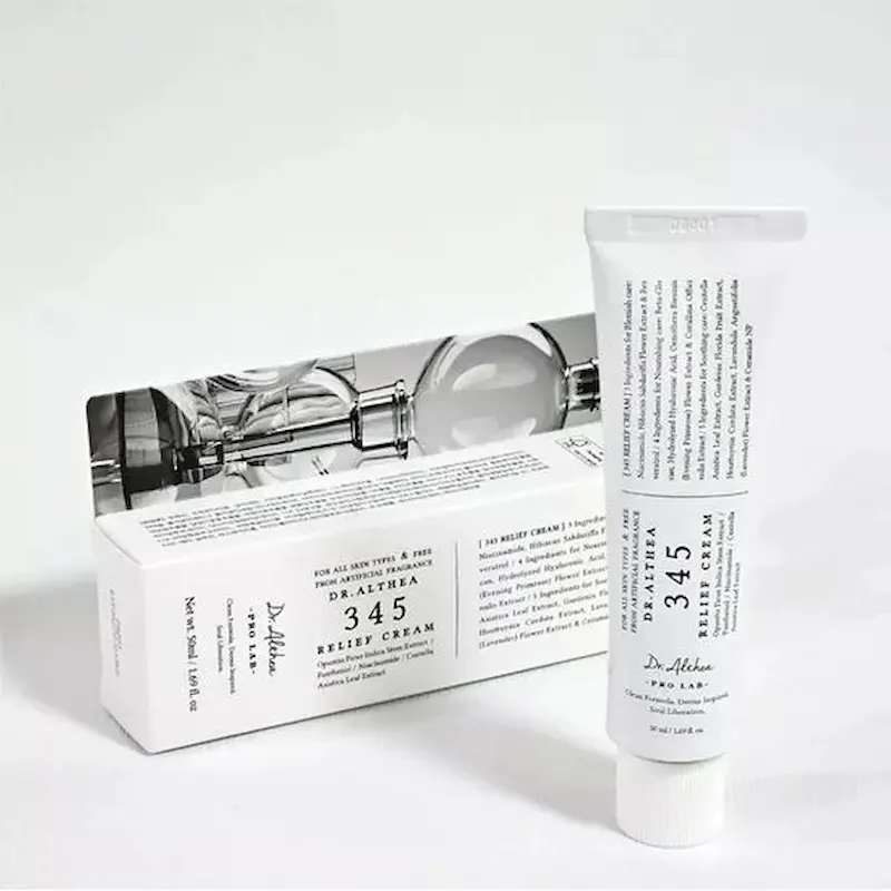 Crema Dr. Althea 345 Relief Cream și ambalajul acesteia